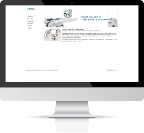 網站設計 - Genius Products Co. Ltd.