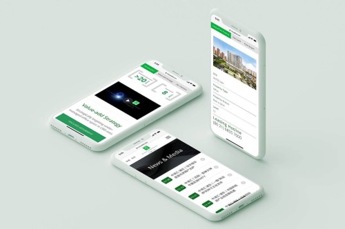 網站設計 - Hong Kong And Shanghai Land Capital (HSL)