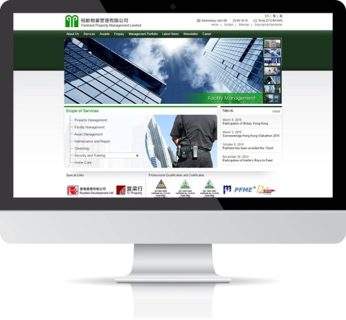 網站設計 - Parkland Property Management Limited