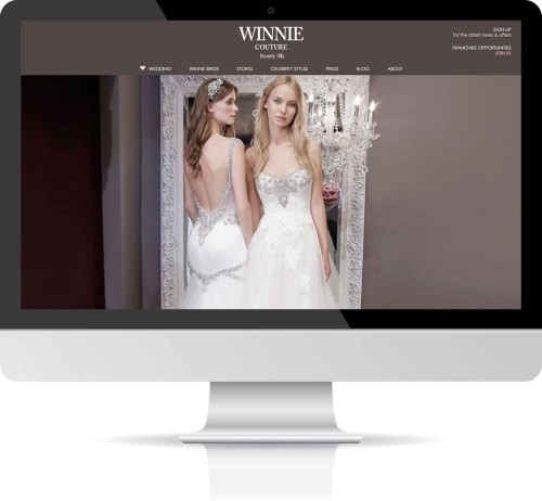 網站設計 - Winnie Couture