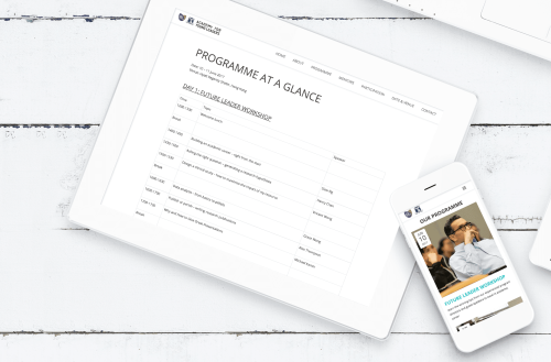 網站設計 - CUHK-University of Melbourne Academy for Young Leaders