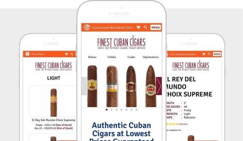 應用程式開發 - FinestCubanCigars