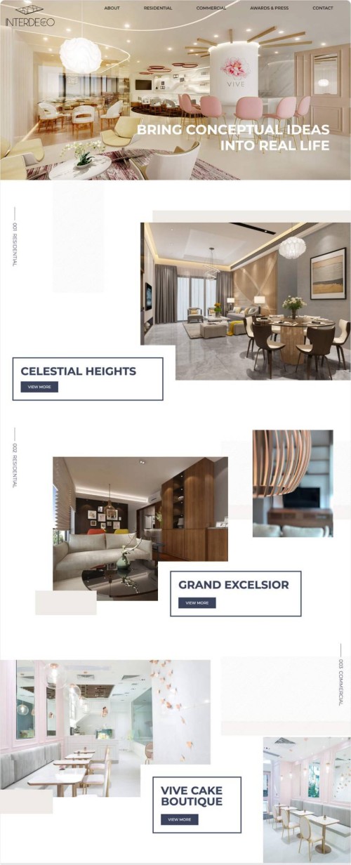 網站設計 - Interdeco Design Limited