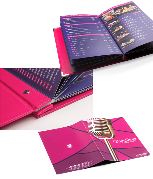 品牌推廣 - Pop Show KTV Menu and Catalog