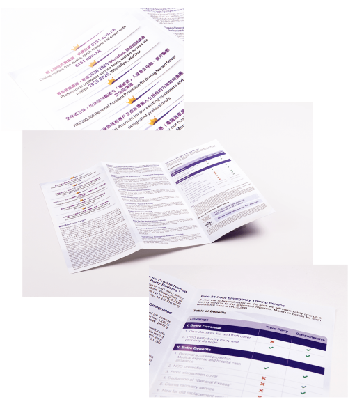 品牌推廣 - Target Insurance Company Leaflet