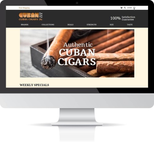 網站設計 - Finest Cuban Cigars