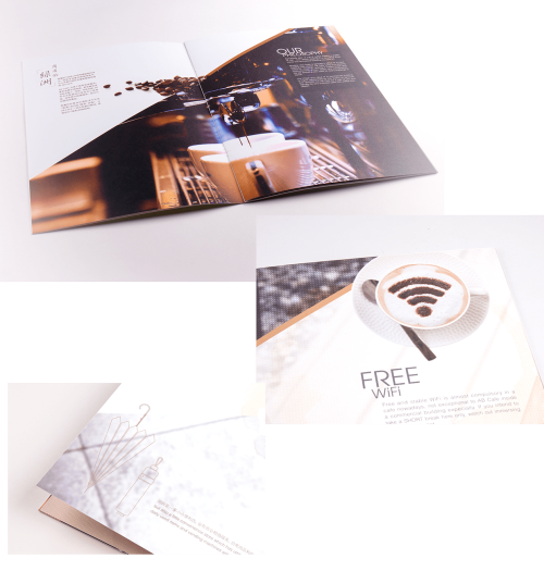 網上行銷 - Abc Cafe Brochure